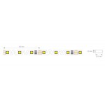Tira LED 5 mts Flexible ZIG-ZAG 60W 240 Led SMD 5050 IP20 RGB, Serie Profesional